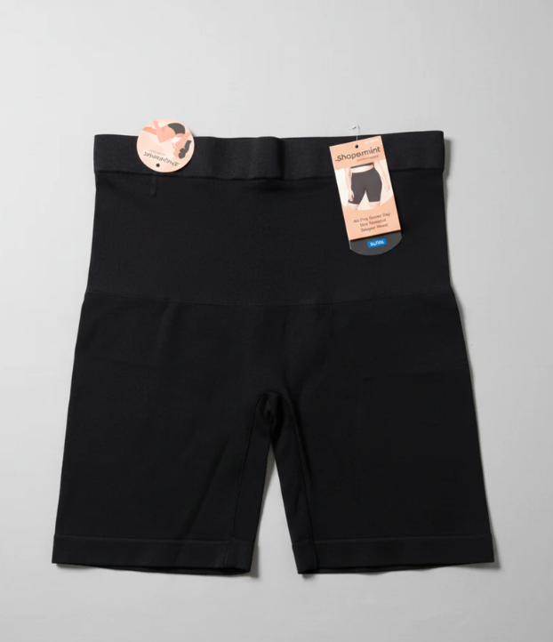 Ultimate Black High-Waist Thigh Control Shaper Shorts