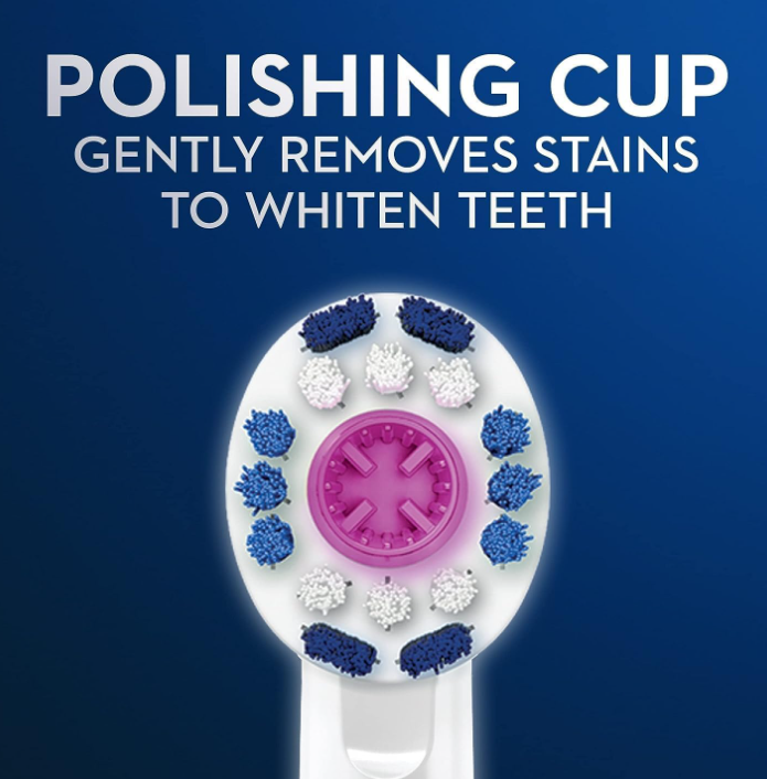 Oral-B 3D White Replacement Brush Heads for an Oral-B Electric Toothbrush 6-pack