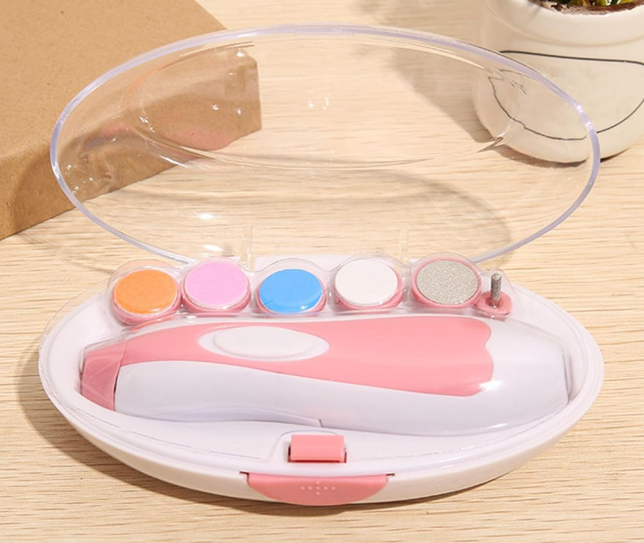 Electric LED Baby Nail File Kit