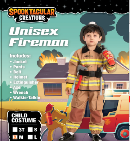 FIREFIGHTER COSTUME - CHILD