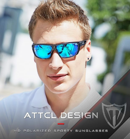 ATTCL Polarized Sunglasses for Men – Sports Edition