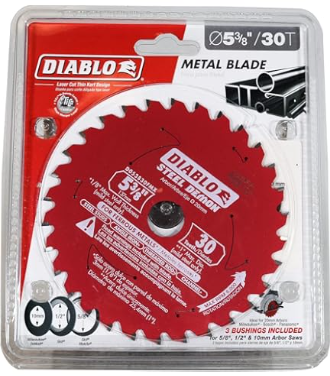 5-1/2IN. X 30-TOOTH STEEL DEMON CARBIDE-TIPPED CIRCULAR SAW BLADE FOR MEDIUM METAL