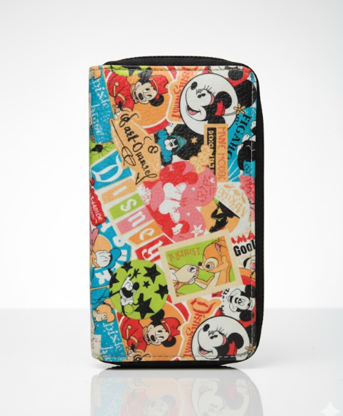 Disney Mickey & Minnie Mouse Foldable Wallet