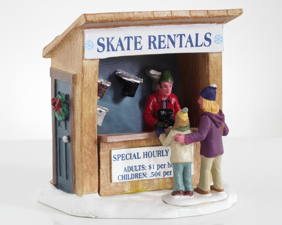 Lemax Village Collection "Skate Rentals" Table Accent