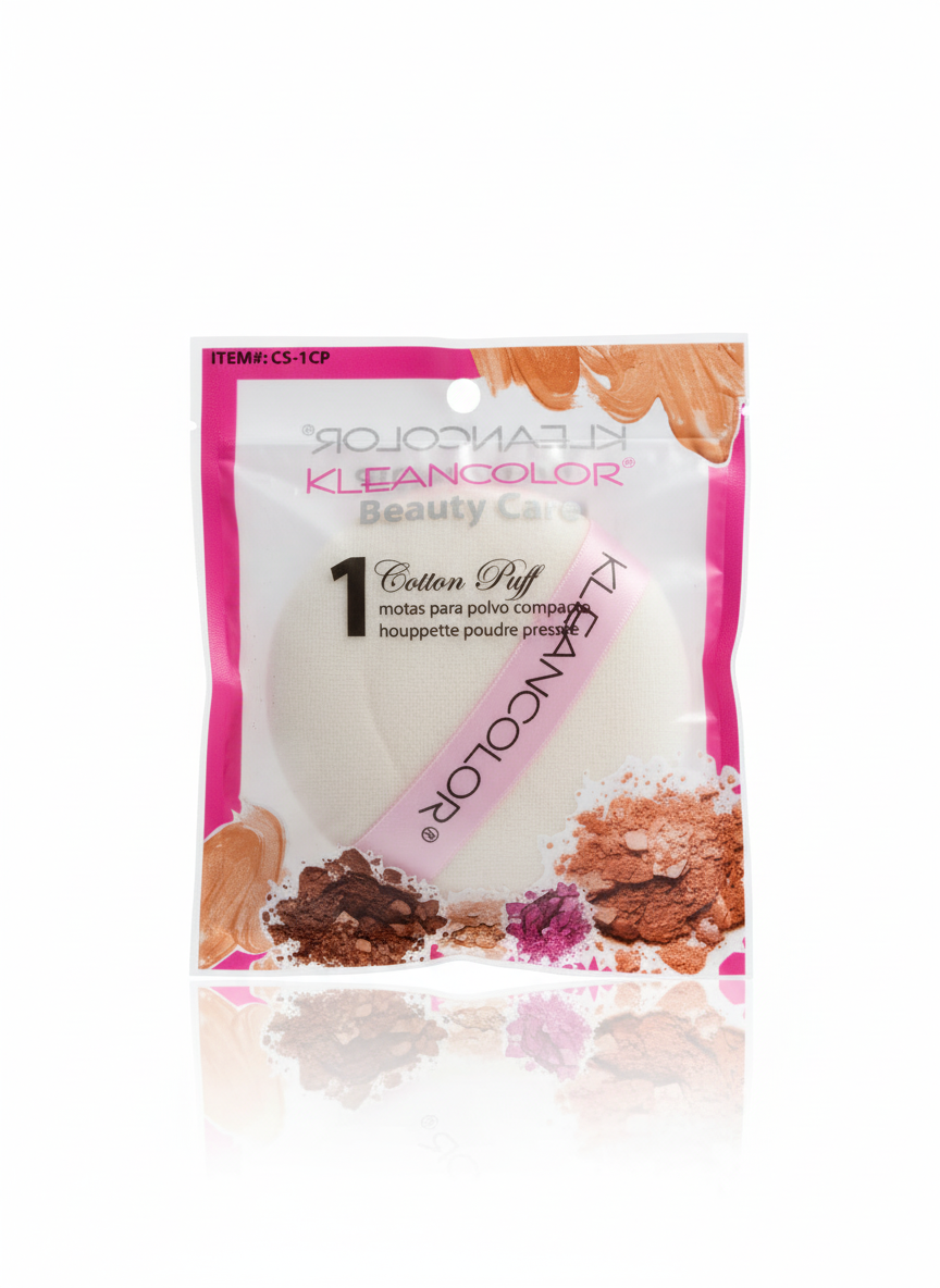 KLEANCOLOR Professional Cotton Powder Puff for Face & Body