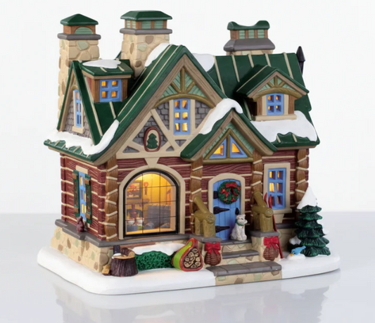 Lemax Pine Peak Retreat Lighted Building