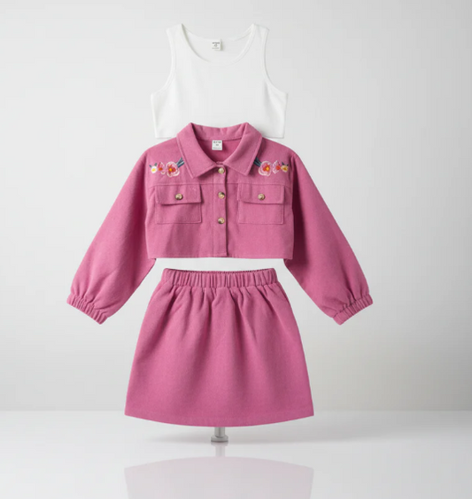 Girl's 3-Piece Summer Outfit