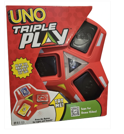 Mattel Games UNO Triple Play Electronic Card Game