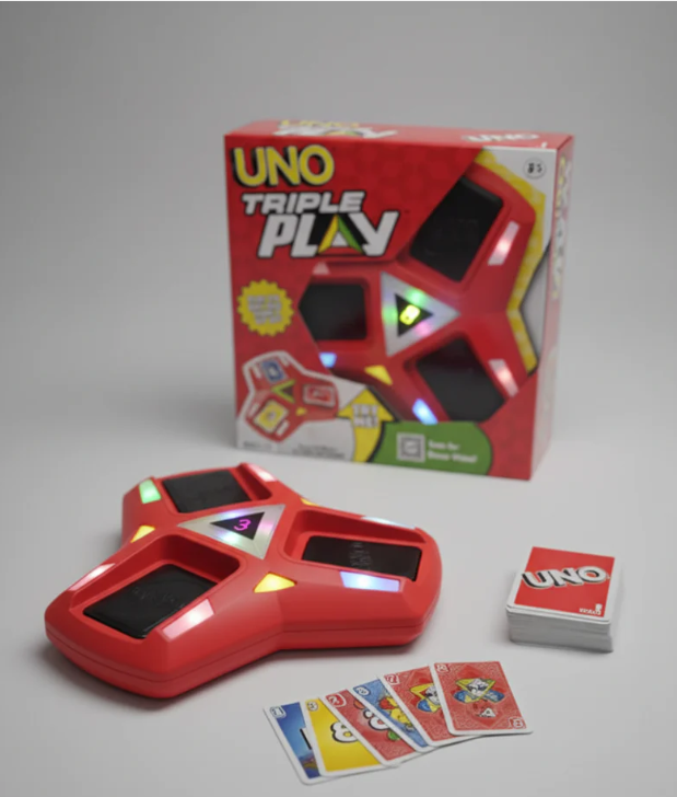 Mattel Games UNO Triple Play Electronic Card Game