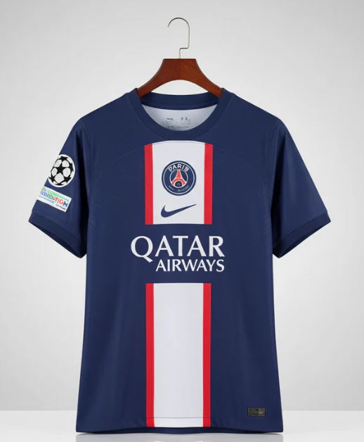 Paris Saint-Germain (PSG) 'Pink Stripe' Soccer Jersey