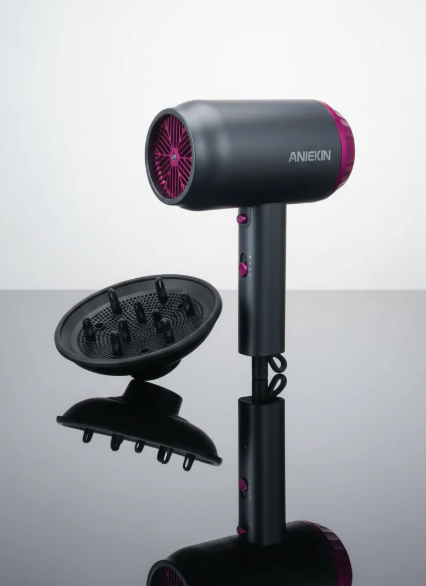 ANIEKIN High-Speed Ionic Hair Dryer with Diffuser & Concentrator