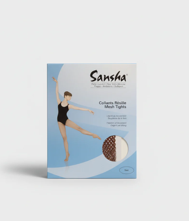 Sansha "Toast" Professional Fishnet Dance Tights with Seam
