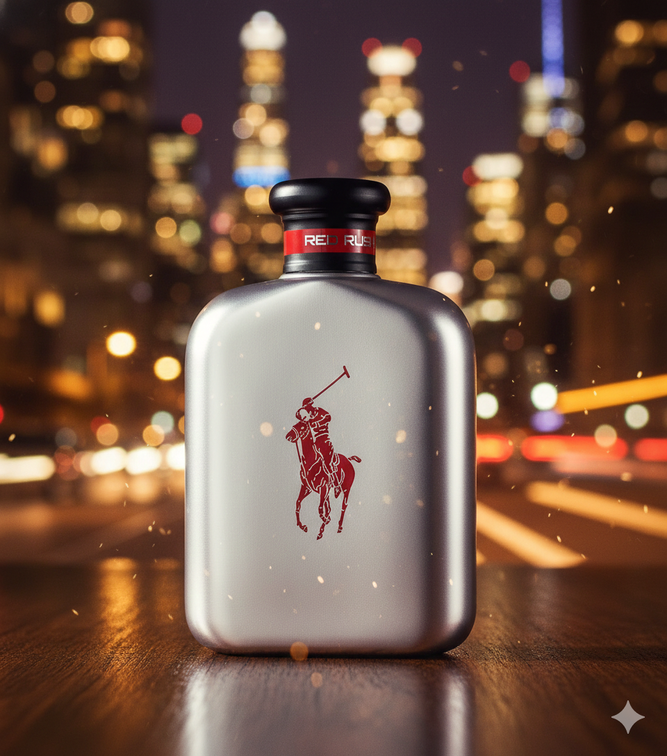 RALPH LAUREN - POLO RED RUSH - EAU DE TOILETTE 4.2 OZ - FOR MEN