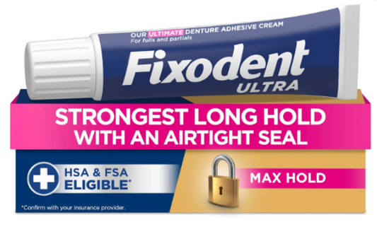 Fixodent Ultra Max Hold Denture Adhesive