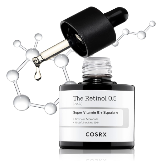 COSRX The Retinol 0.5 Oil with Super Vitamin E and Squalane