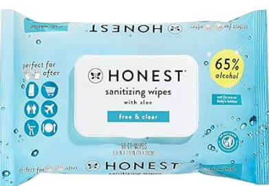 THE HONEST COMPANY SANITIZING ALCOHOL WIPES