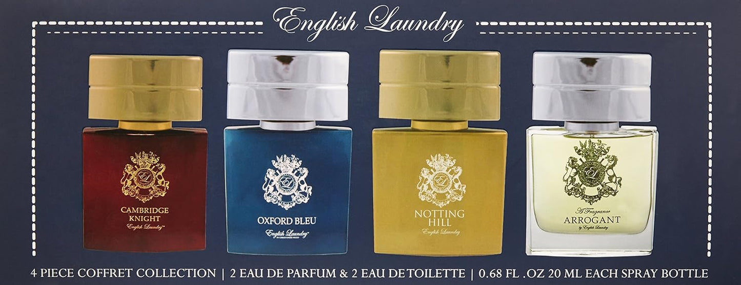 ENGLISH LAUNDRY - CHRISTOPHER WICKS - COFFRET COLLECTION 4 PIECE - GIFT SET MEN