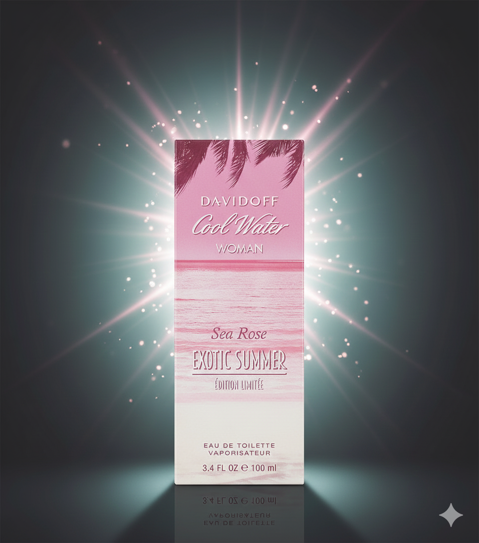 DAVIDOFF - COOLWATER - EXOTIC SUMMER - SEA ROSE - EAU DE TOILETTE 3.4 OZ - FOR WOMEN