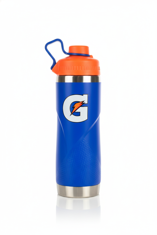 Botella de agua isotérmica oficial de Gatorade - 770 ml - Mantente hidratado y fresco