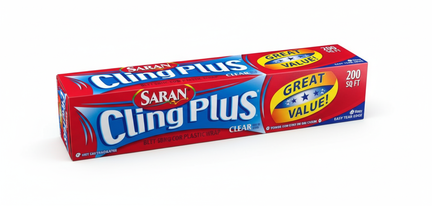 Saran Cling Plus Plastic Wrap