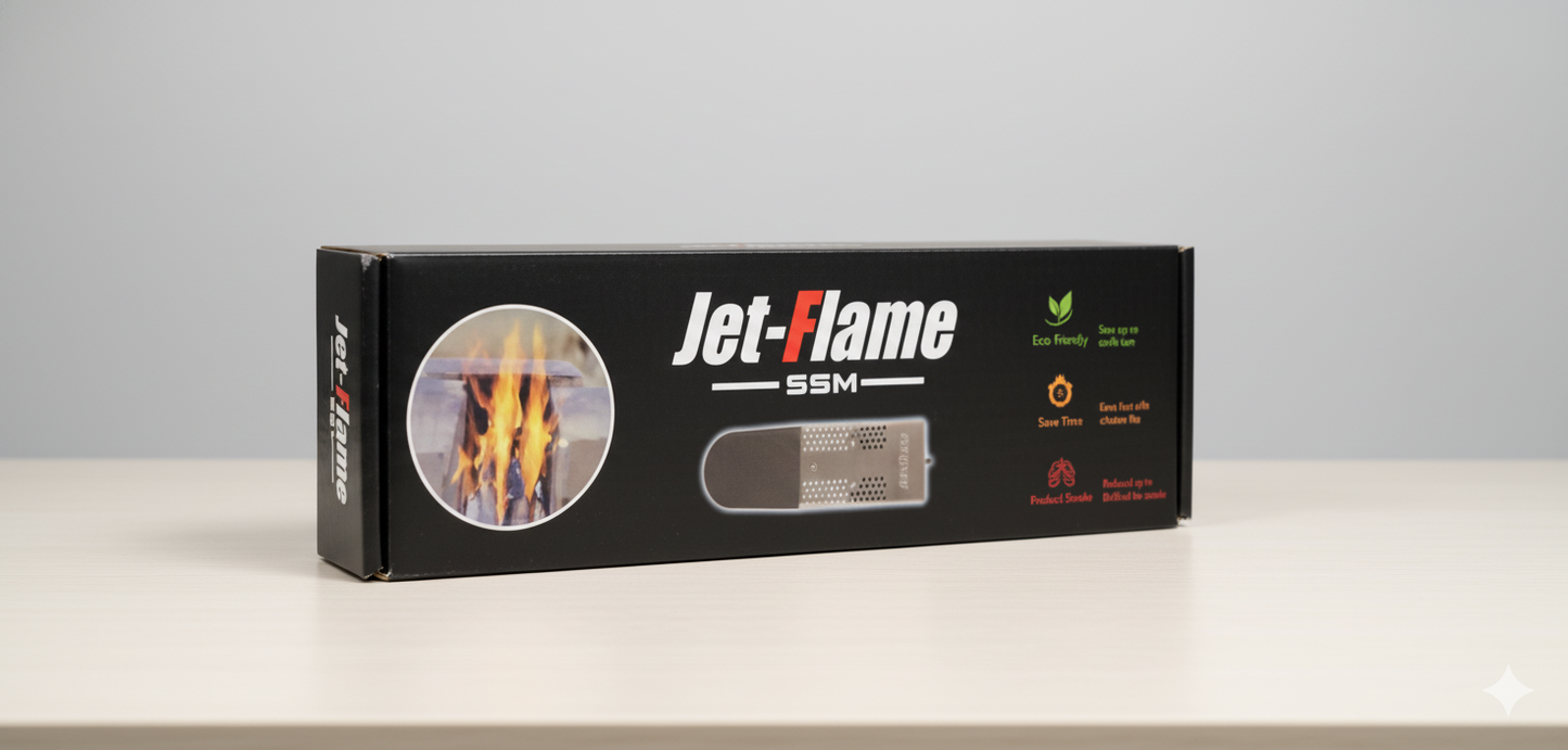 SSM Jet-Flame Wood Stove Accelerator Fan & Accessory