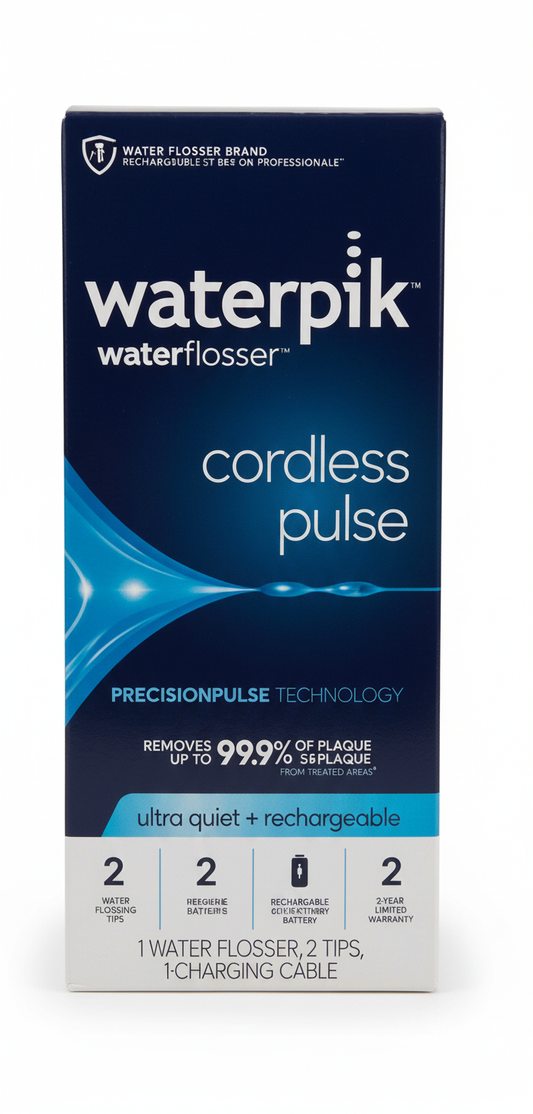 Waterpik Cordless Pulse Rechargeable Portable Water Flosser