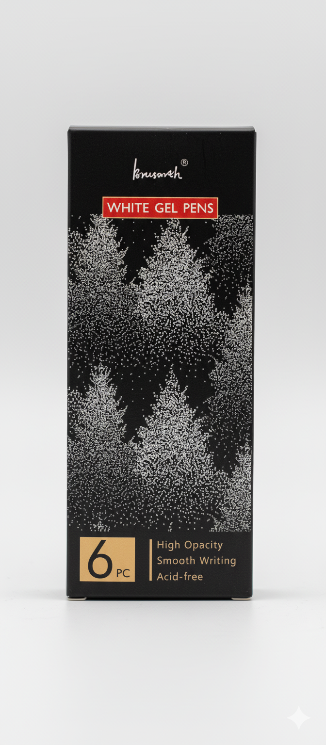 Krissart White Gel Pen Set