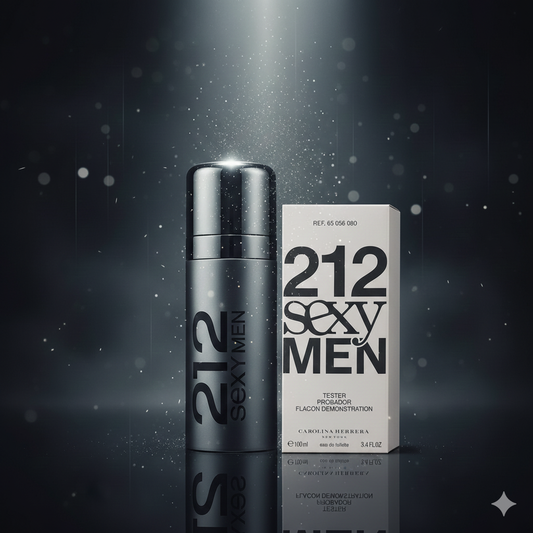CAROLINA HERRERA - 212 SEXY MEN - EAU DE TOILETTE 3.3 OZ - FOR MEN