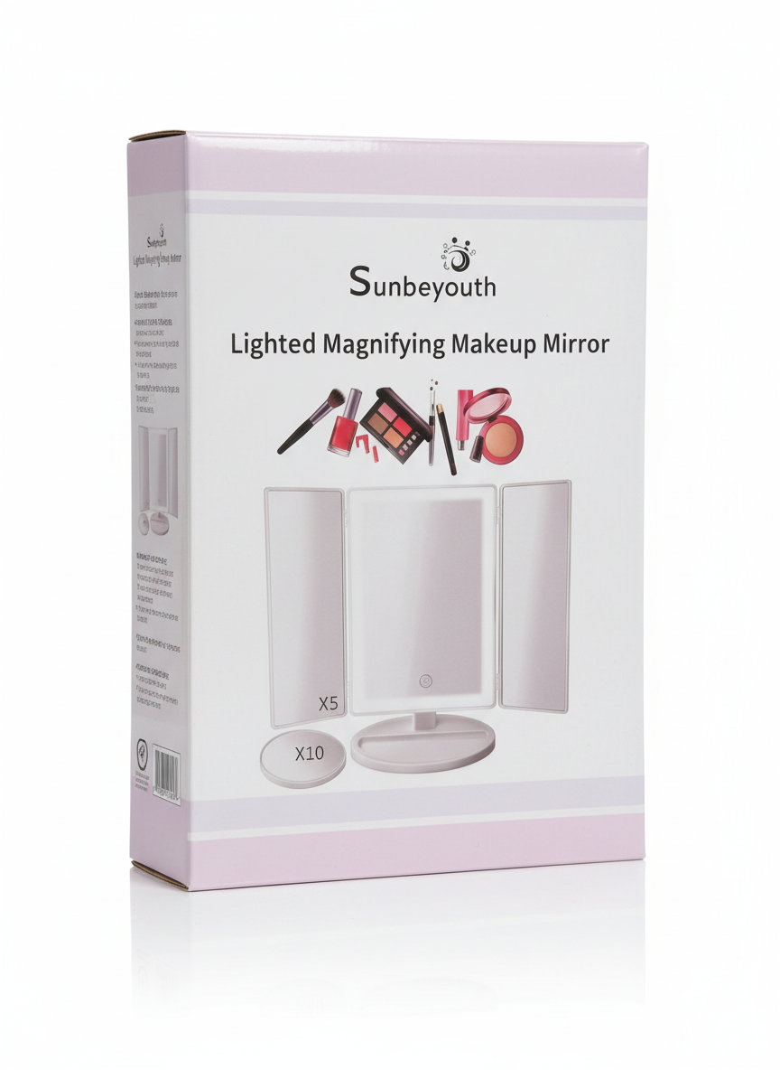 Lighted Magnifying Makeup Mirror