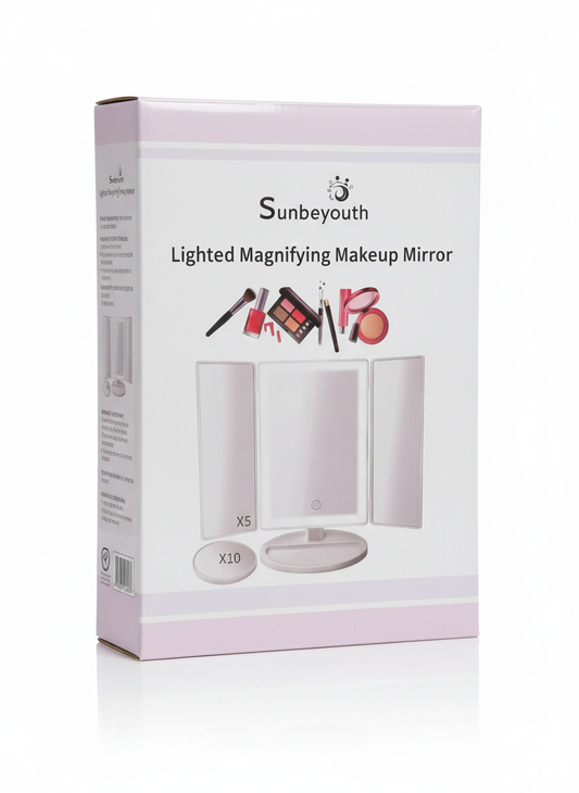 Lighted Magnifying Makeup Mirror