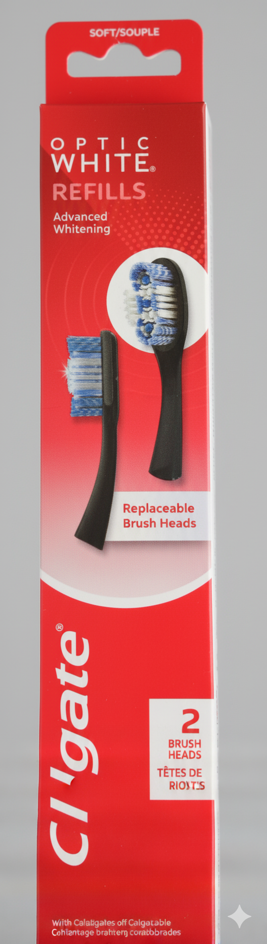 Cabezales de repuesto para cepillo de dientes Colgate Optic White (paquete de 2)