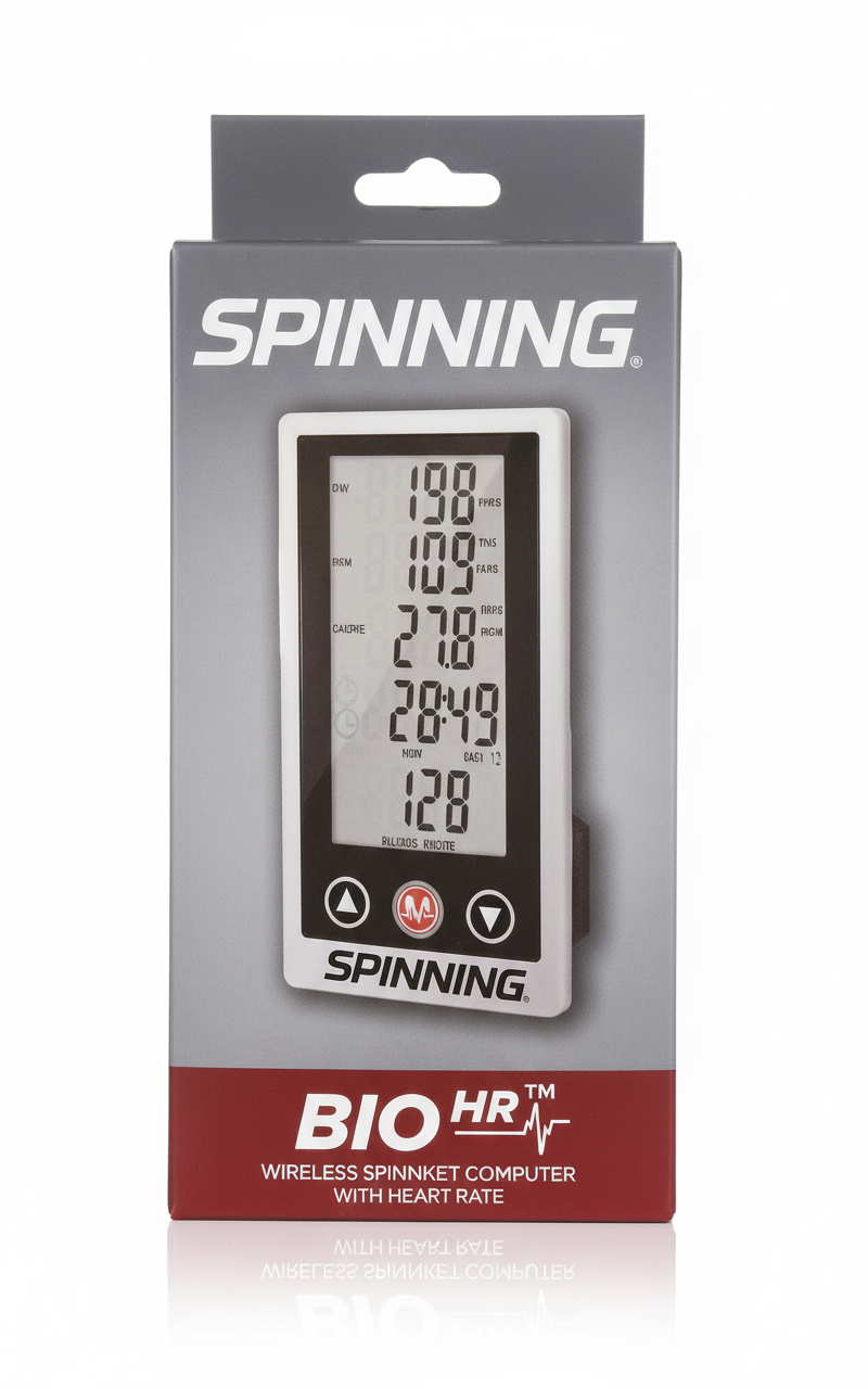 Spinning® BIO HR™ Wireless Computer & Heart Rate Monitor for Spin Bikes