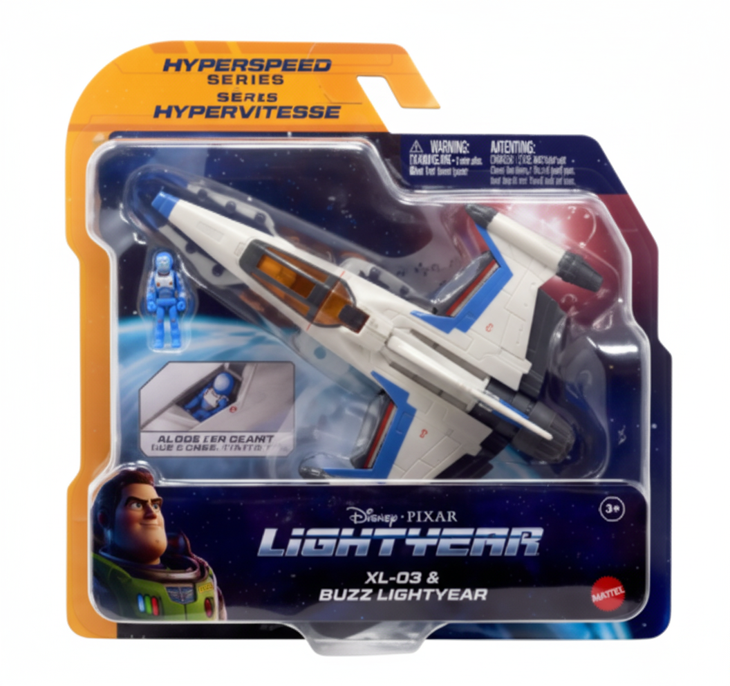 Disney / Pixar Lightyear Hyperspeed Series XL-03 Spaceship & Buzz Lightyear Figure