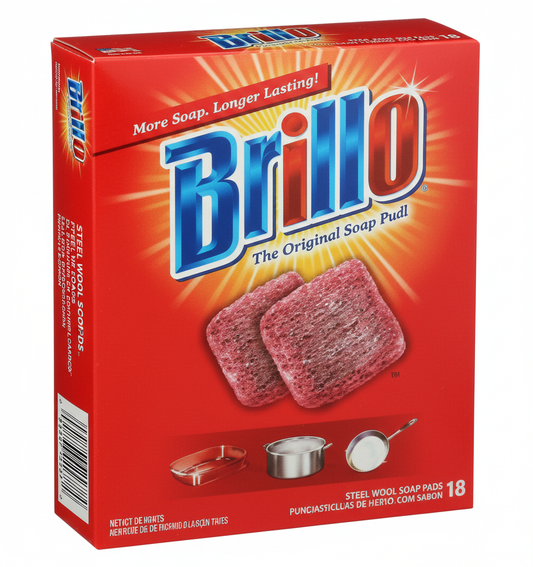 Brillo Steel Wool Soap Pads – Long Lasting