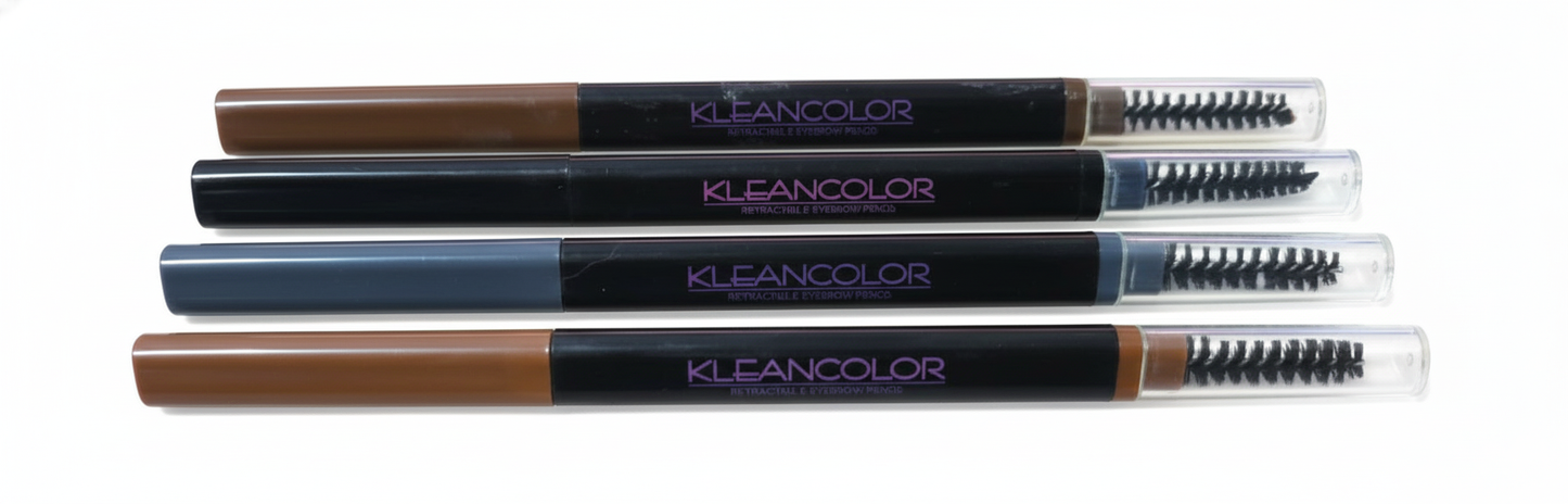 KleanColor Retractable Eyebrow Pencil with Spoolie Brush