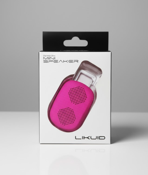 Likuid ClipToGo Ultra Mini Speaker - Portable Sound